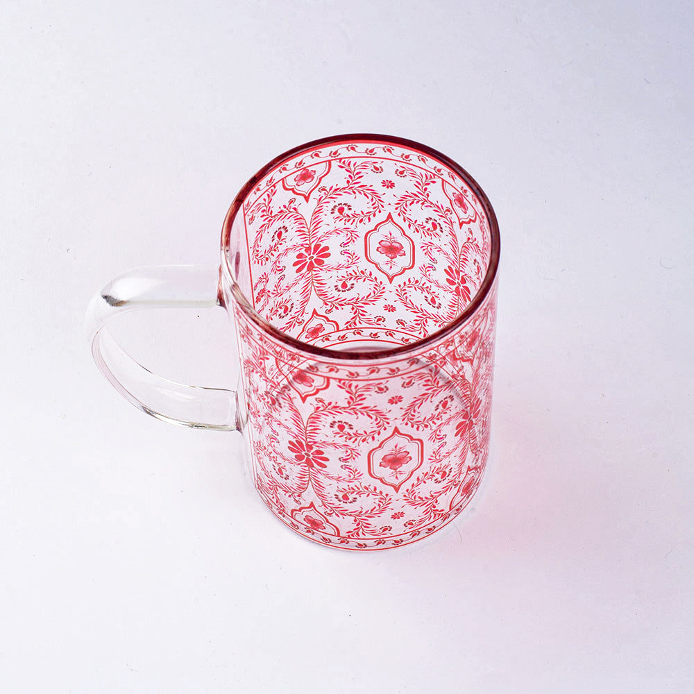 Scarlet Symphonies Clear mugs - Set of 2 and 4