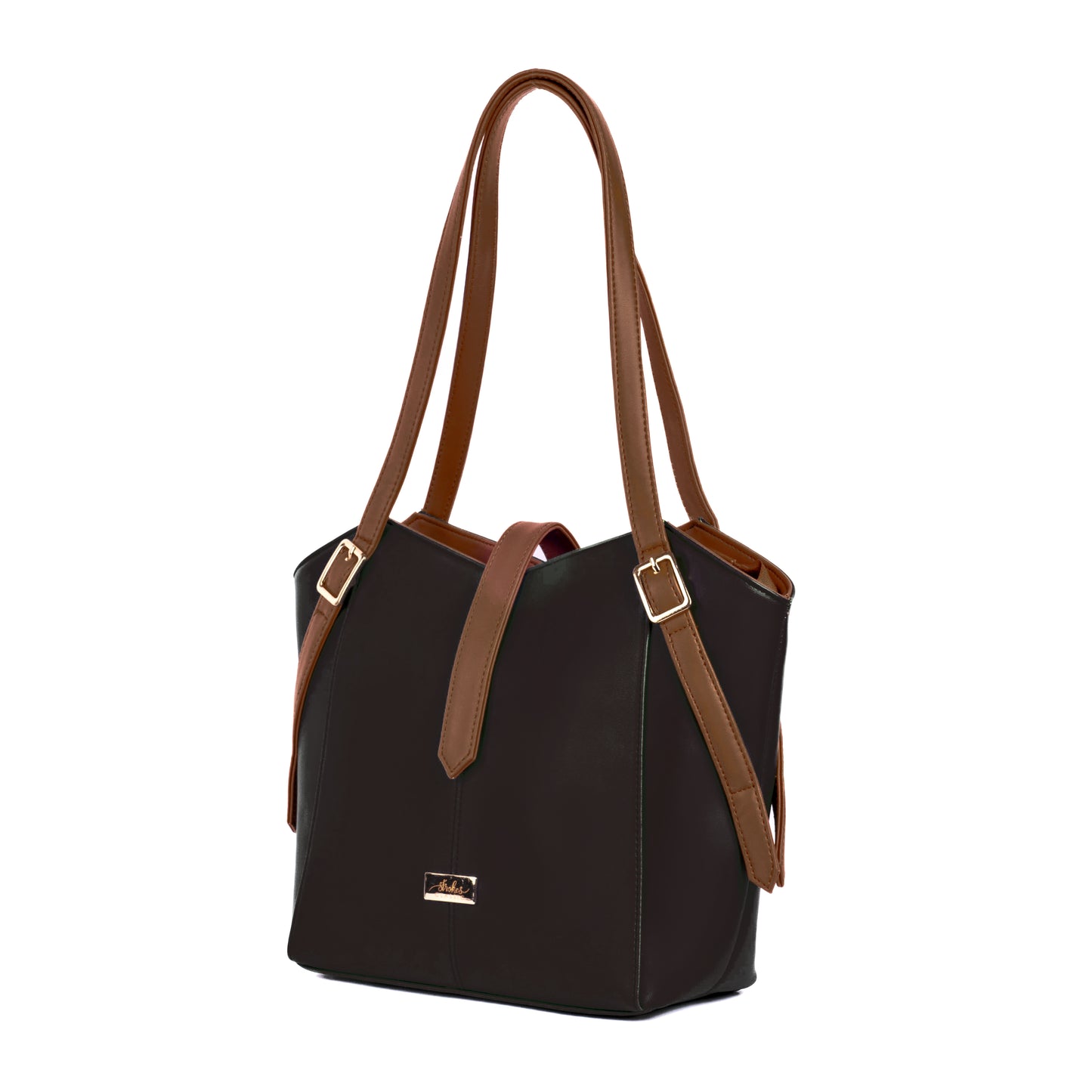 Charcoal Caramel Elara Tote bag