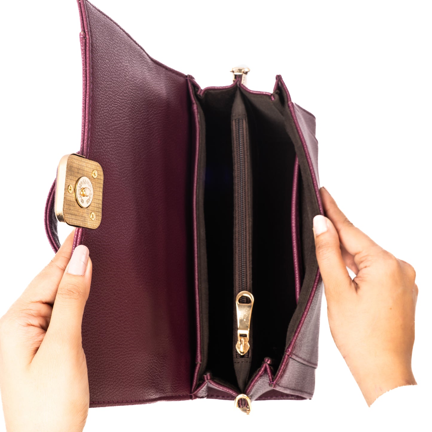Burgundy Belle Serena Handbag cum Sling bag