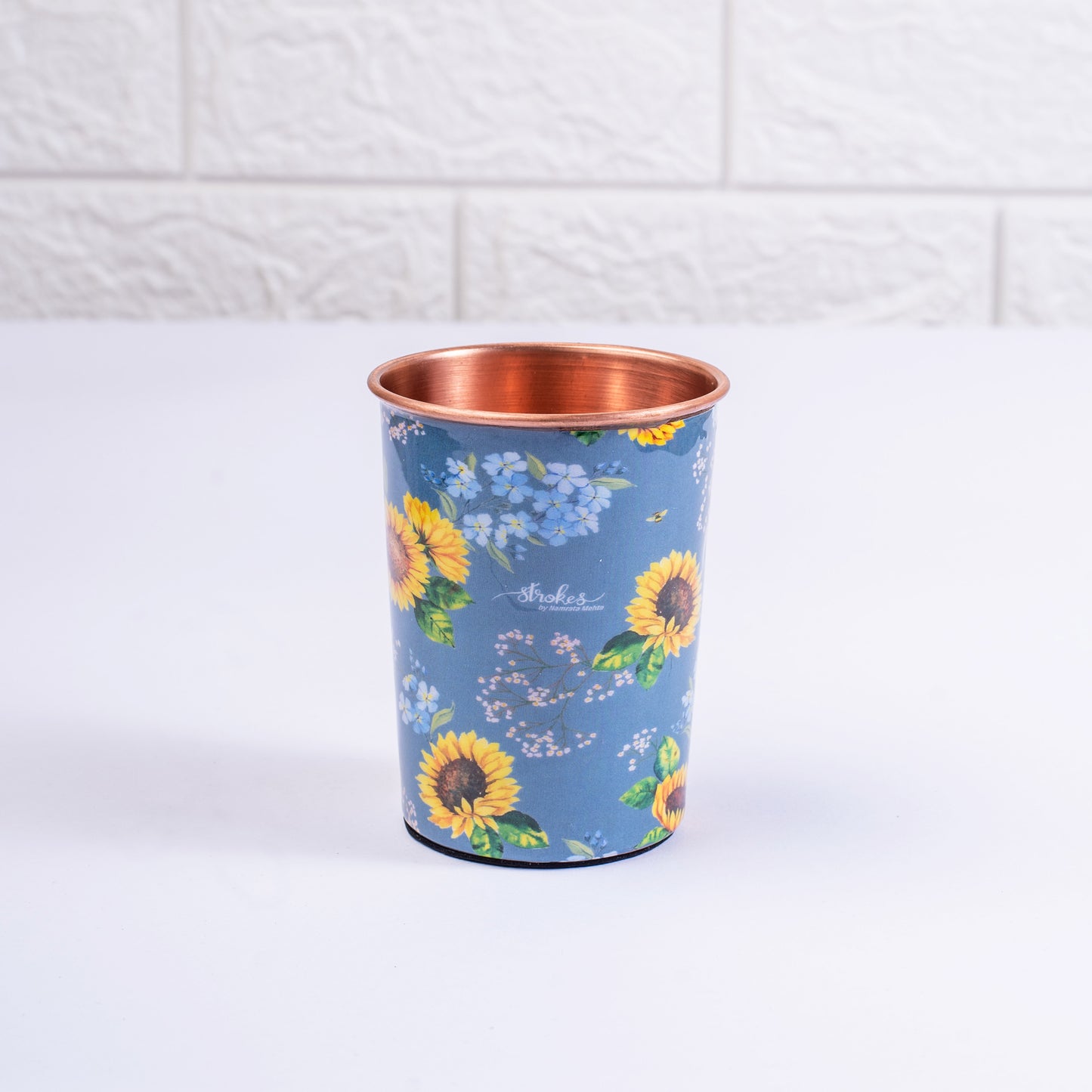 Garden Blooms Copper Tumblers - Set of 2