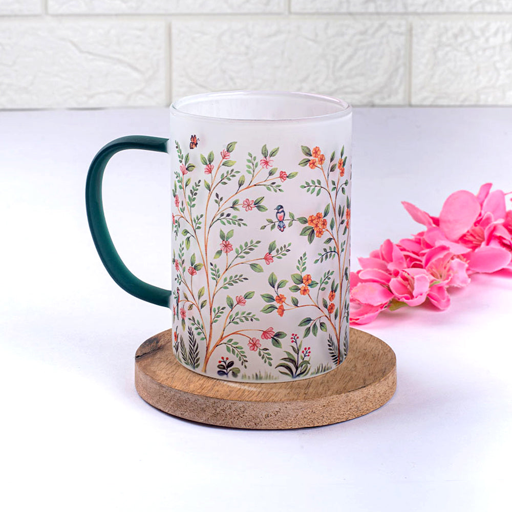 Forest of Greens Frosted mugs - Set of 4
