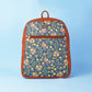 Grey Summer Blossoms Compact Backpack