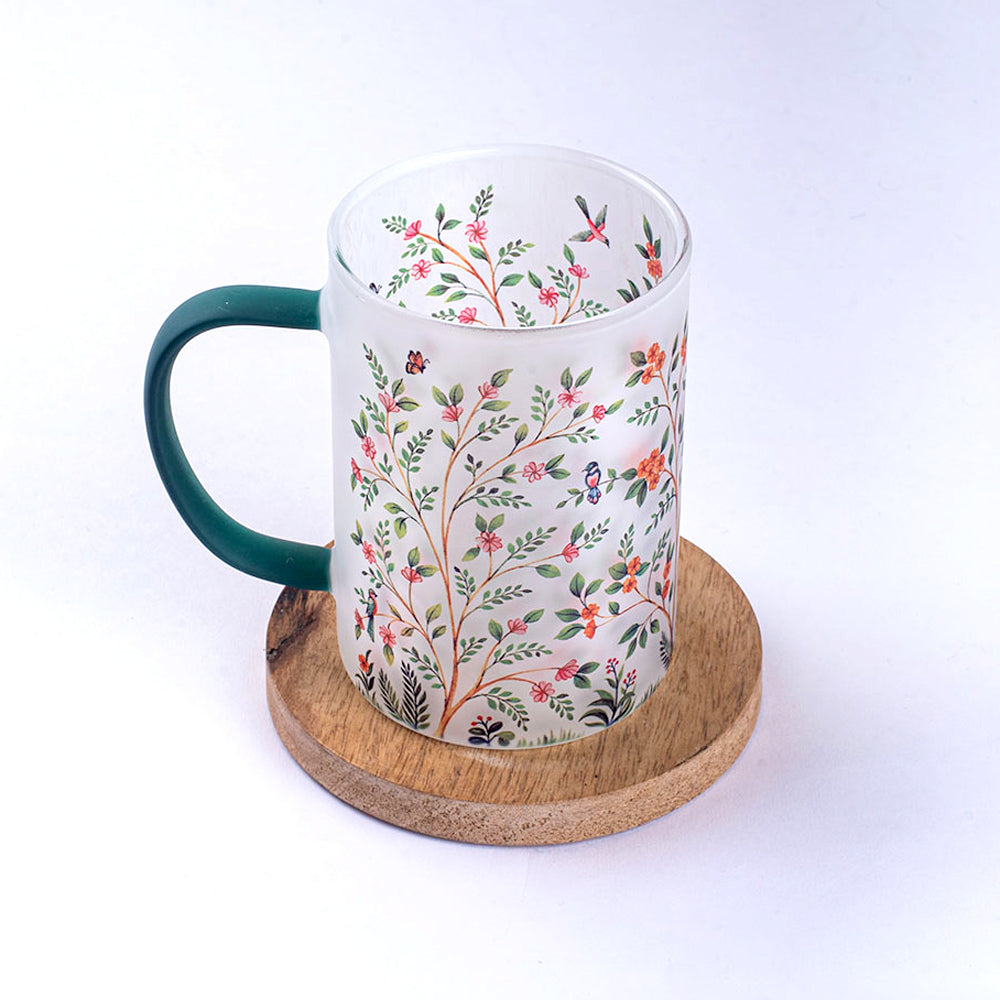 Forest of Greens Frosted mugs - Set of 4