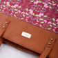 Summer Florescence Maroon Office Bag