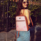 Pink Dandelions Compact Backpack