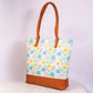 Vintage Blooms White Tote Bag