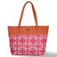 Summer Florescence Maroon Office Bag