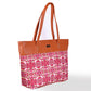 Summer Florescence Maroon Office Bag