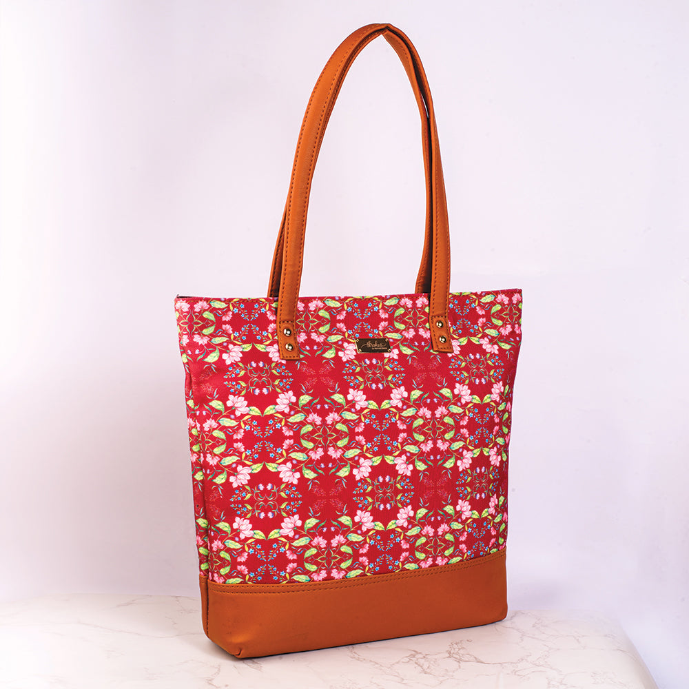 Maroon tote cheap