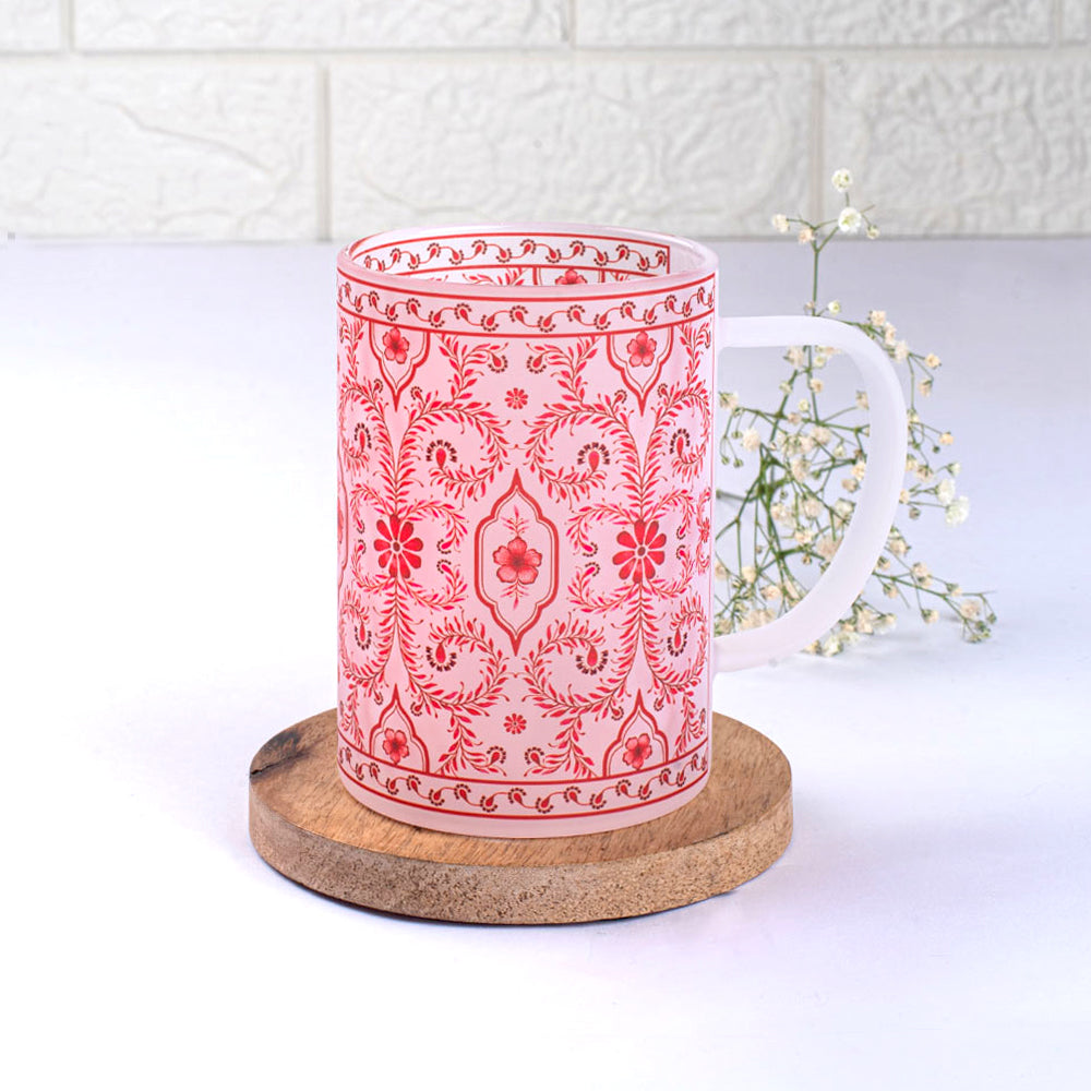 Scarlet Symphonies Frosted mugs - Set of 4