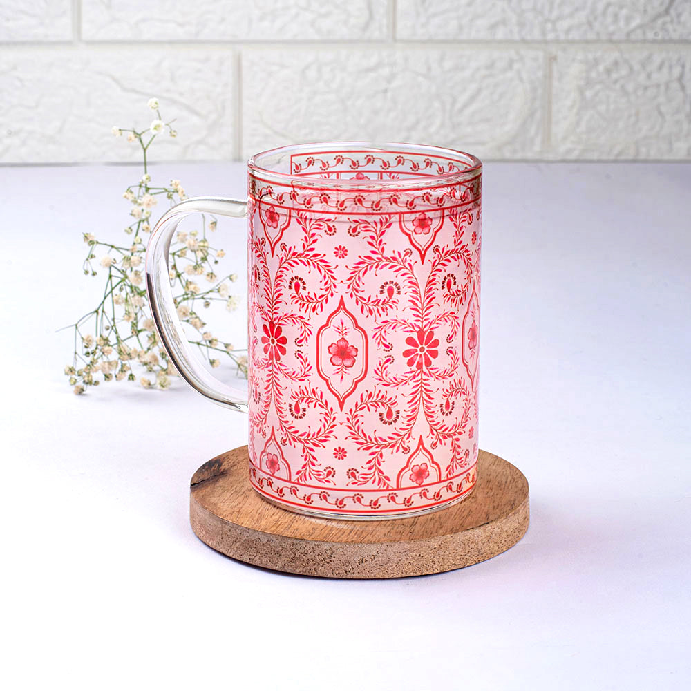 Scarlet Symphonies Clear mugs - Set of 4