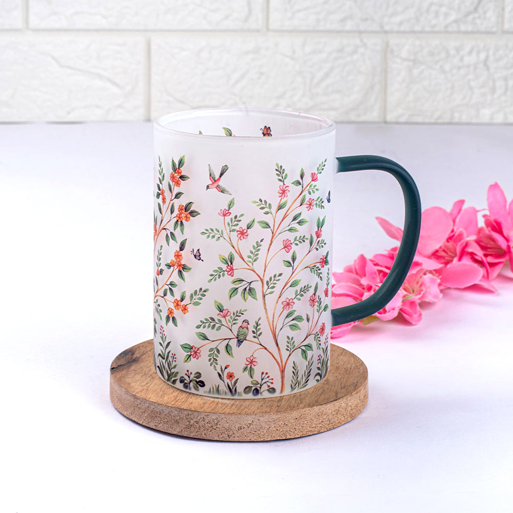 Forest of Greens Frosted mugs - Set of 4