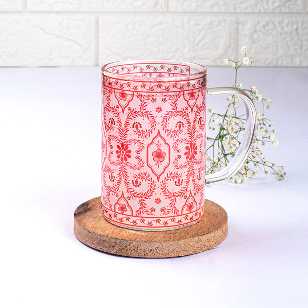Scarlet Symphonies Clear mugs - Set of 4