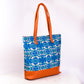 Summer Florescence Blue Tote Bag
