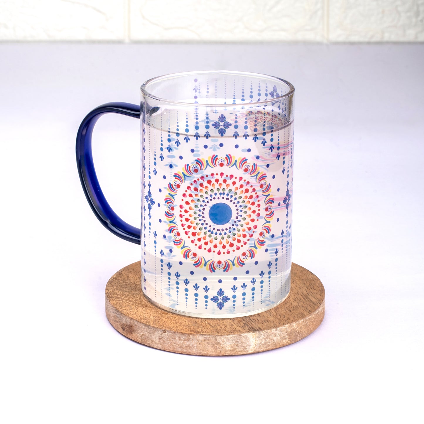 Mystical Mandala Clear mugs - Set of 2 and 4