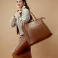 Mocha Elegance Aspire Tote bag