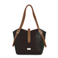 Charcoal Caramel Elara Tote bag