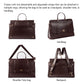 The Convertible Work Bag: Handbag, Backpack & Shoulder Tote - Mahogany Mystique
