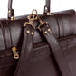 The Convertible Work Bag: Handbag, Backpack & Shoulder Tote - Mahogany Mystique