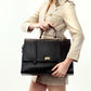 The Convertible Work Bag: Handbag, Backpack & Shoulder Tote - Charcoal Chic