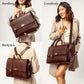 The Compact Convertible Work Bag for 14" laptops: Mahogany Mystique (3 in 1 - Backpack, Crossbody/Tote & Handbag)