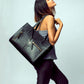 Charcoal Chic Amira Tote bag for 16" laptop
