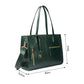 Emerald Elegance Amira Tote bag for 16" laptop