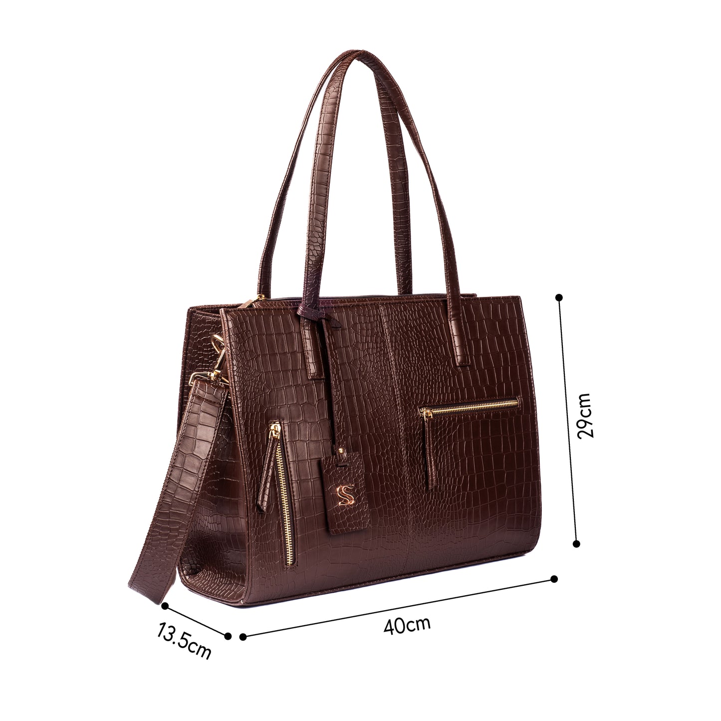 Mahogany Mystique Amira Tote bag for 16" laptop