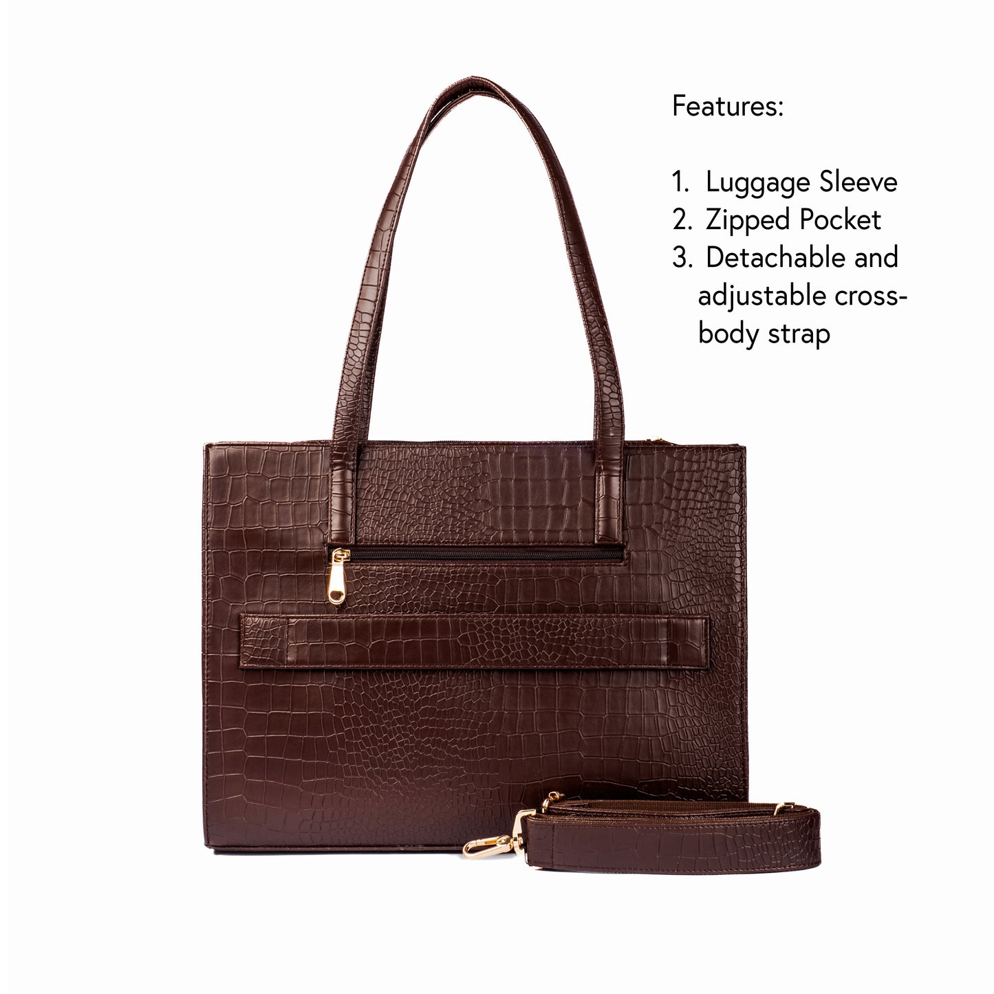 Mahogany Mystique Amira Tote bag for 16" laptop