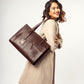 Mahogany Mystique Amira Tote bag for 16" laptop
