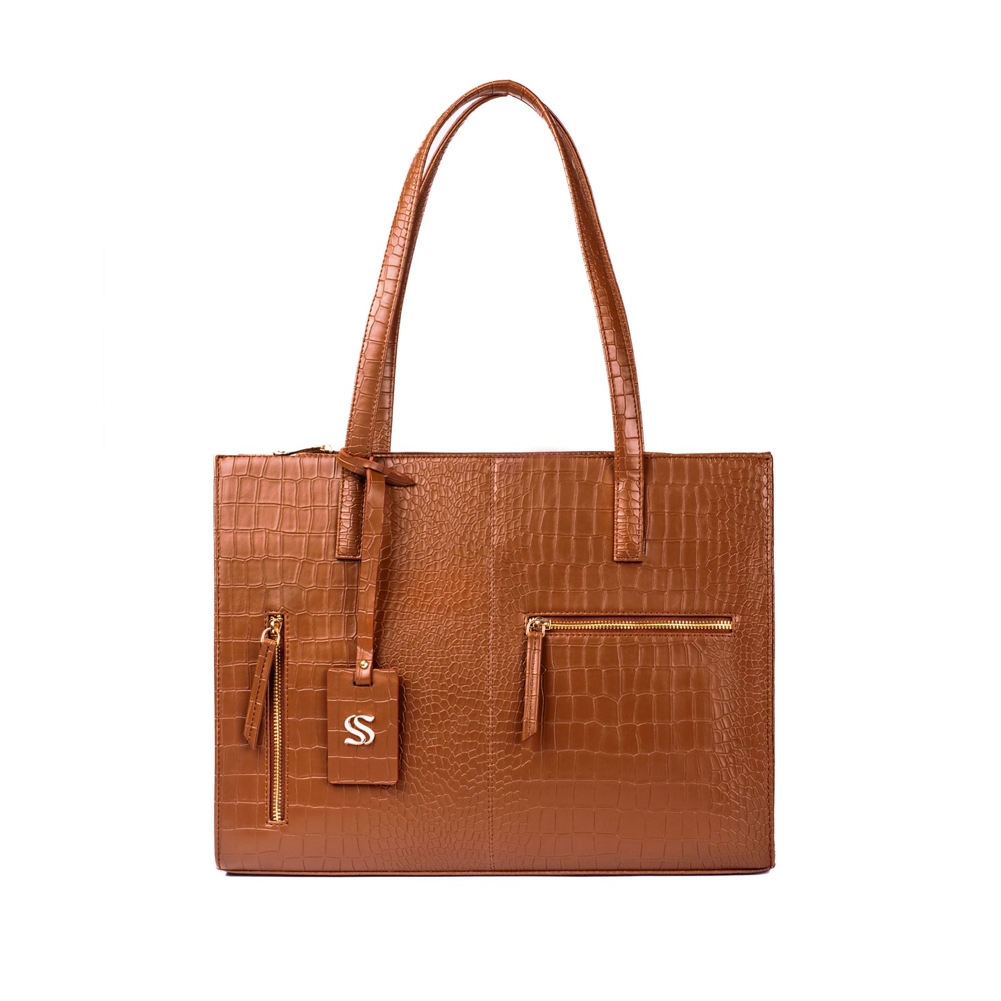 Mocha Elegance Amira Tote bag for 16" laptop