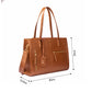 Mocha Elegance Amira Tote bag for 16" laptop