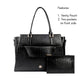 Charcoal Chic Grande Tote bag for 17" laptop