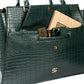 Emerald Elegance Grande Tote bag for 17" laptop