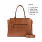 Mocha Elegance Grande Tote bag for 17" laptop