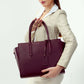 Burgundy Belle Valeria Tote bag for 14" laptop