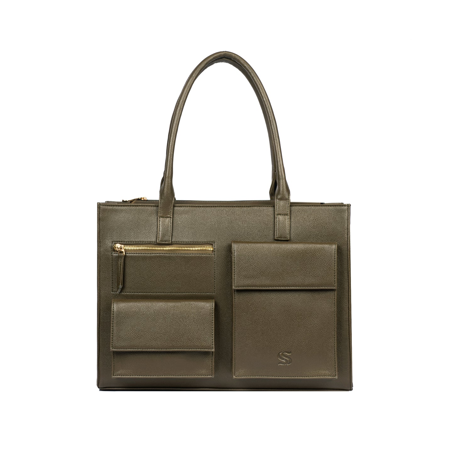 Olive Opulence Maison Élan Tote bag for 16" laptop