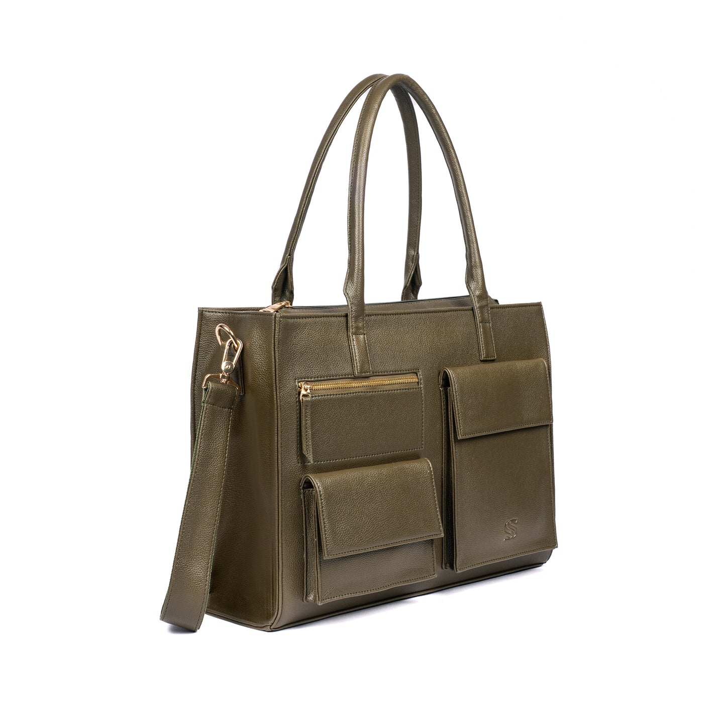 Olive Opulence Maison Élan Tote bag for 16" laptop