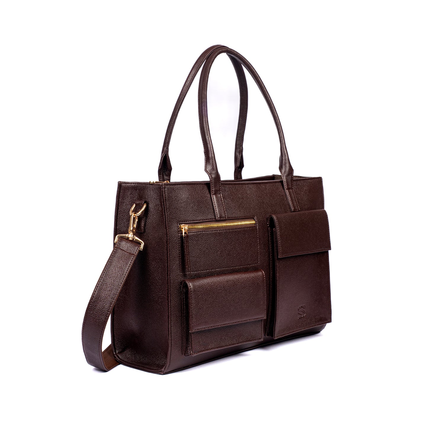 Mahogany Mystique Maison Élan Tote bag for 16" laptop