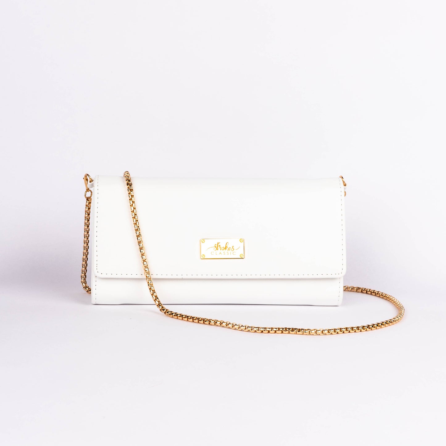 Snow White Clutch Wallet cum Sling