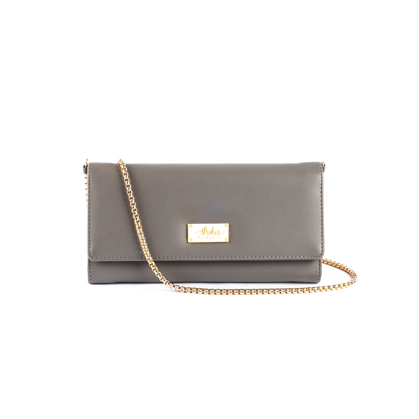 Slate Grey Clutch Wallet cum Sling