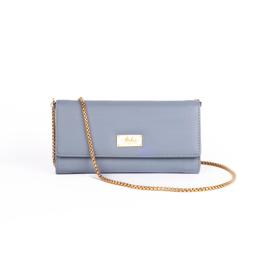 Manor Blue Clutch Wallet cum Sling