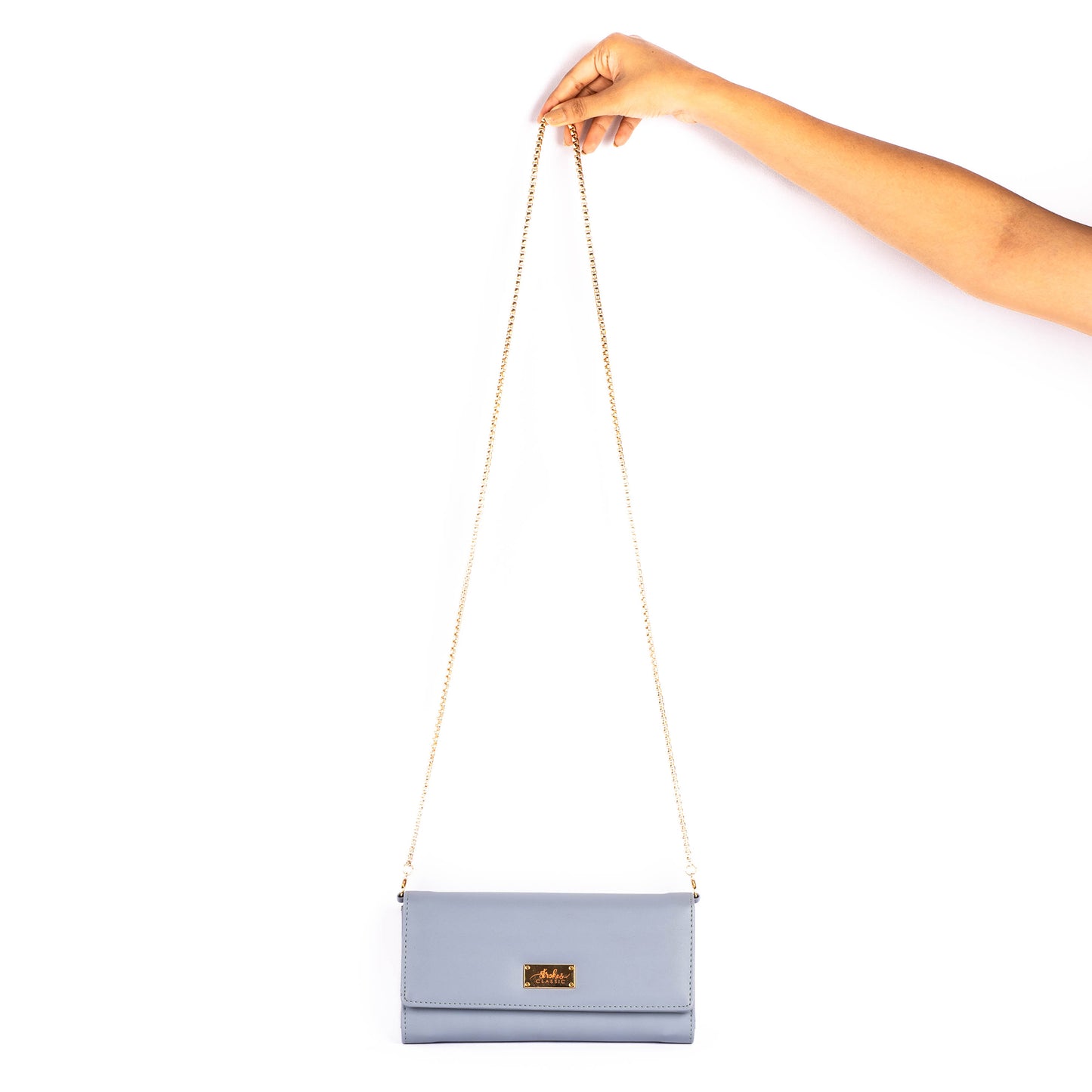 Manor Blue Clutch Wallet cum Sling