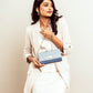 Hues of Blue Clutch Wallet cum Sling