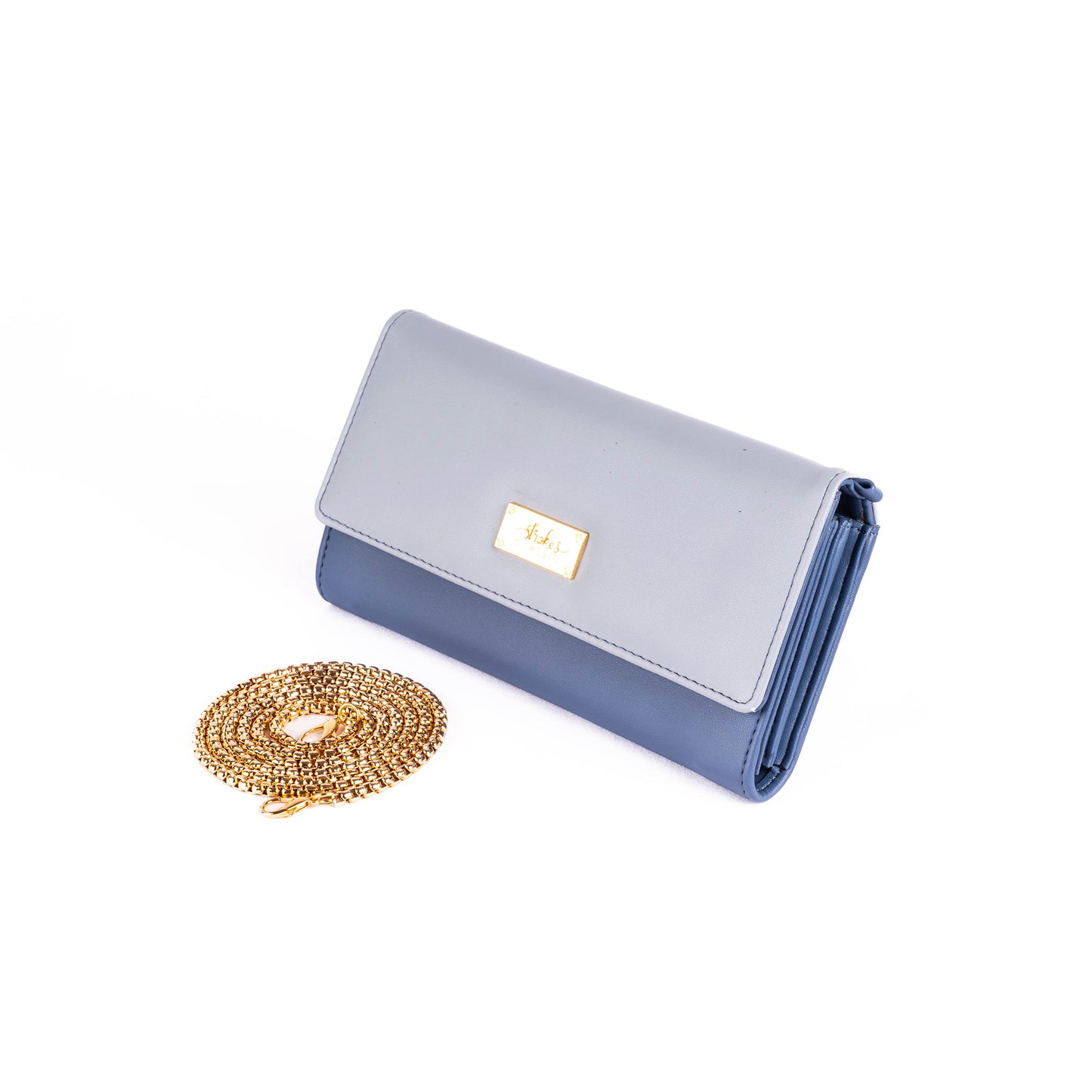 Hues of Blue Clutch Wallet cum Sling