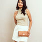 Timeless Tan Clutch Wallet cum Sling