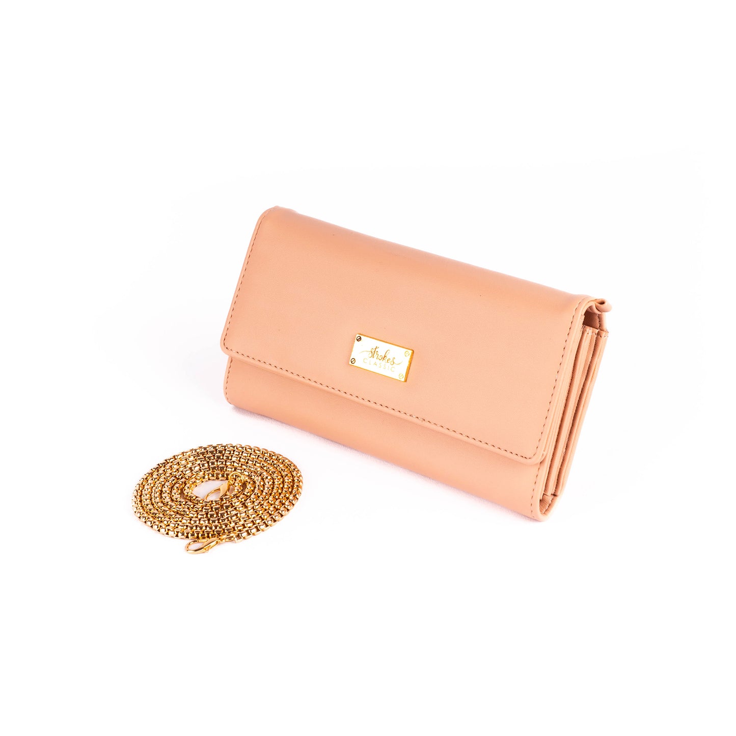Peach Paradise Clutch Wallet cum Sling