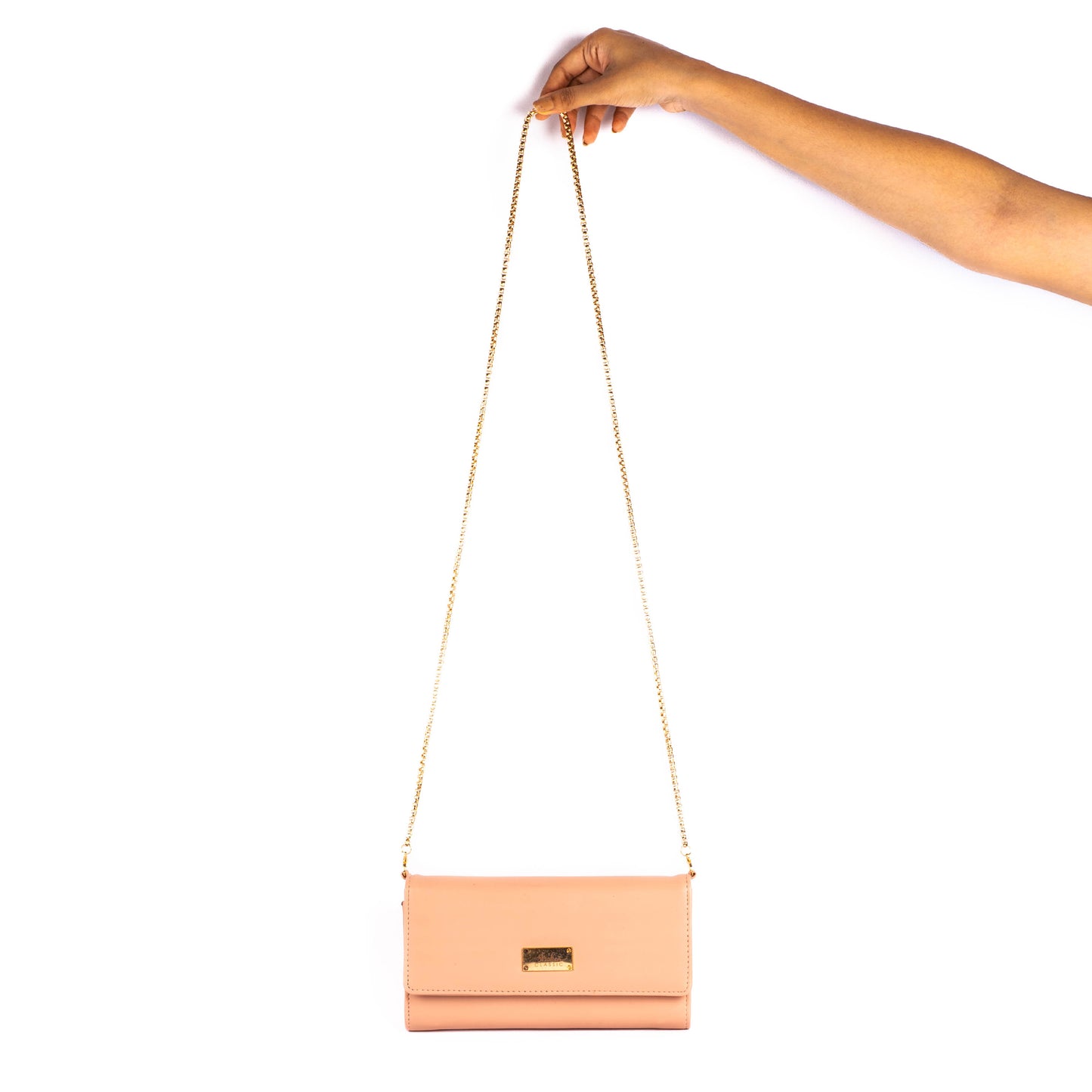 Peach Paradise Clutch Wallet cum Sling
