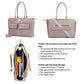 Graphite Grey Oversized Tote bag for 17" laptop