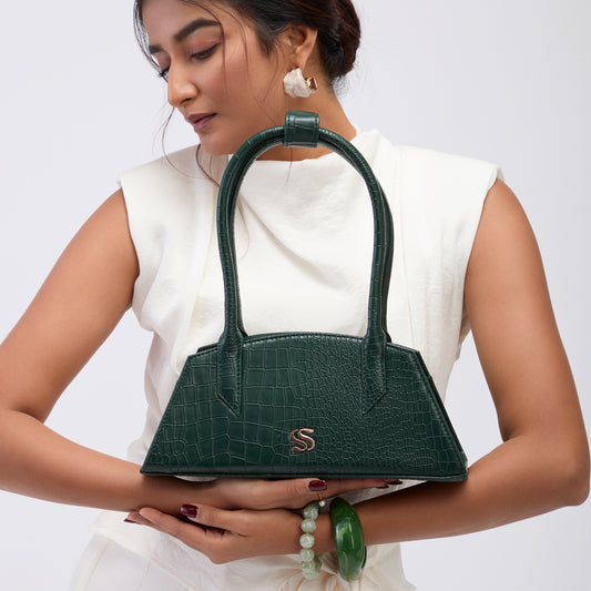 Emerald Elegance Estelle Shoulder bag